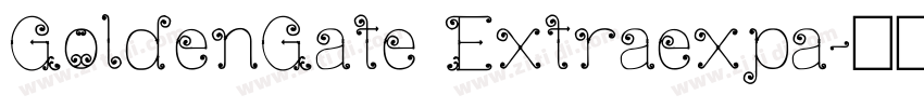 GoldenGate Extraexpa字体转换